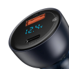 Зарядное устройство Baseus USB + USB-C QC3.0 65W Particular Digital Display gray (CCKX-C0G)