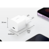 Зарядний пристрій Belkin USB-C PD25W PD3.1 + cable USB-C to USB-C 1.0m white (WCA012KQ1MWH-B6)