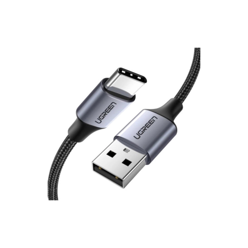 Дата кабель USB 2.0 AM to USB-C 0.5m 3A US288 black Ugreen (60125)