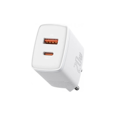 Зарядное устройство Baseus Compact Quick Charger U+C 20W EU White (CCXJ-B02)