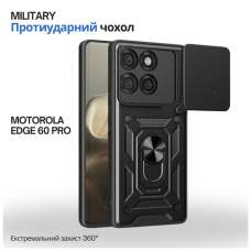 Чохол до мобільного телефона BeCover Military Motorola Edge 60 Pro Black (715527)