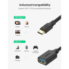 Перехідник OTG USB 3.0 AF to USB-C US154 black Ugreen (30701)