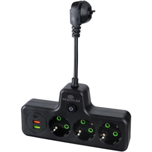 Мережевий фільтр живлення XoKo XK-SPW-3-2-1-BK