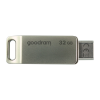 USB флеш накопичувач Goodram 32GB ODA3 Silver USB 3.0 / Type-C (ODA3-0320S0R11)