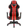 Кресло игровое Аклас Стрек Light ANF Красный (PU-черный/красный) (00160344)