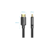 Кабель мультимедійний HDMI M to HDMI M 12.0m V2.0 4K30Hz braided Vention (ALLBM)