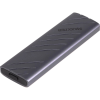 Кишеня зовнішня Maxxter USB-C USB 3.2 Gen2 M.2 NVMe PCI-E 10Gbps aluminum black (EHDE-2280S-01)