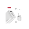 Зарядний пристрій Intaleo 12W Fast Charge 2USB 2.4A white (1283126578281)