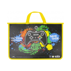 Папка - портфель Maxi А4 пластиковий на блискавці (MX30000-01)