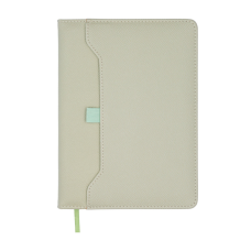 Тижневик Buromax недатований SAVANA, A5, сірий, штуч.шкіра, 336 сторінок (BM.20800-09)