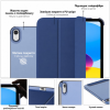 Чохол до планшета BeCover Tri Fold Hard Apple iPad 10.9" (2022/2024)/iPad (А16) 2025 11" Deep Blue (716119)