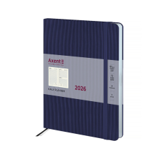 Еженедельник Axent датированный 2026 Grand Lines, 195х255, синий (8831-26-02-A)