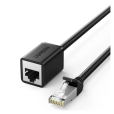 Патч-корд 2м, F/UTP cat 6 RJ-45 extension black Ugreen (U_11281)