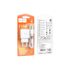 Зарядний пристрій HOCO C141A 2xUSB + cable USB to Lightning white (6942007627870)