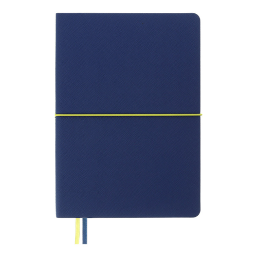 Книга записна Buromax Unique 96 аркушів А5 у клітинку синій (BM.295107-02)