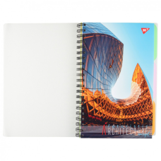 Блокнот Yes А4 Futuristic architecture 144 аркуша пластикова обкладинка (681945)