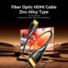 Кабель мультимедійний HDMI M to HDMI M 45.0m 4K fiber optic black Vention (ALSBW)