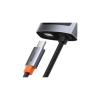 Концентратор Baseus USB-C 4-in-1 3xUSB 3.0 + RJ45 1000Mbps gray (WKWG070113)
