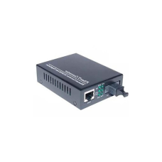 Медиаконвертер Merlion 10/100Base-TX to 100Base-F 1550нм, SM, SC/RJ-45, 25 км +БП (HTB-3100B / 1550_WDM)