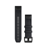 Ремінець до смарт-годинника Garmin QuickFit 22 Watch Bands, Black with Black Stainless Steel Hardware (010-12901-00)