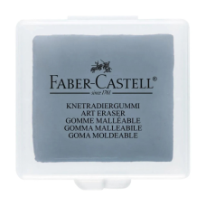 Гумка Faber-Castell «Клячка» Kneadable Art в пластиковій коробочці, колір сірий (24291)