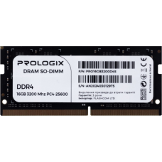 Модуль пам'яті для ноутбука SoDIMM DDR4 16GB 3200 MHz Prologix (PRO16GB3200D4S)