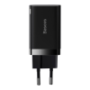 Зарядное устройство Baseus Super Si Pro Quick Charger C+U 30W black (CCSUPP-E01)