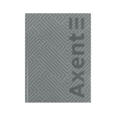 Книга записна Axent A4 Pattern, 96 аркушів клітинка, сірий (8425-2-A)