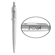 Ручка кулькова Parker JOTTER 17 UKRAINE SS CT BP I Love UA (16132_T207b)