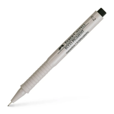 Лайнер Faber-Castell ручка капілярна для графічних робіт Ecco Pigment, діаметр 0,2 мм, колір чорний (16446)