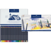 Олівці кольорові Faber-Castell oldfaber Colour pencil в металевій коробці, 36 кольорів, 114736 (27643)