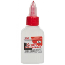 Клей КіП конторский полимерный 50 мл с суперколпачком (GLUE-KIP-KONT-50ML)