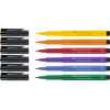 Лайнер Faber-Castell набір капілярних ручок пензликів PITT Artist Pens Brush, 6 кольорів (32105)