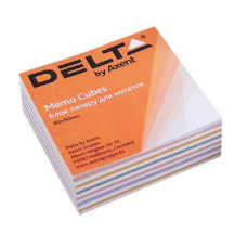 Папір для нотаток Delta by Axent "MIX" 90Х90Х30мм, glued (D8014)