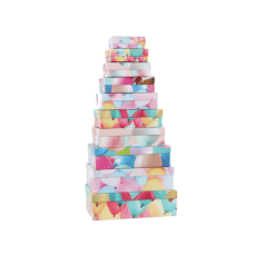 Подарункова коробка Buromax 10 шт 1в1 тиснення фольгою (BM.2333711)