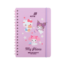 Тижневик Kite дитячий на спіралі Hello Kitty, тверда обкладинка (HK26-438)