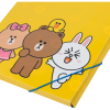 Папка на резинках Yes A4 Line Friends (492098)