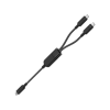 Дата кабель USB 2.0 USB-C 2in1 0.8m + sub 0.4m, 100W, C5-11 Acefast (6974316280149)