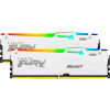 Модуль пам'яті для комп'ютера DDR5 64GB (2x32GB) 6000 MHz Beast White RGB Kingston Fury (ex.HyperX) (KF560C36BWEAK2-64)