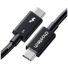 Дата кабель USB-C to USB-C 1.0m Thunderbolt 5 Intel certified Choetech (A3011)