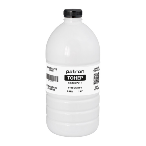 Тонер Pantum/Sindoh P211, 1 кг Patron (PN-SP211-1)