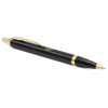 Ручка кулькова Parker IM 17 UKRAINE Black GT BP Тризуб прозорий (22032_T010y)