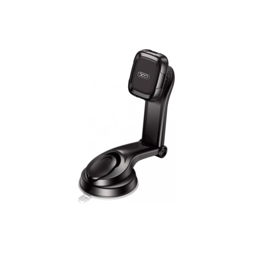 Універсальний автотримач XO C106 Dashboard suction cup adjustable magnetic Phone holder Black (6920680830343)