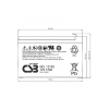 Батарея к ИБП CSB 12В 12 Ач (GPL12120 F2)