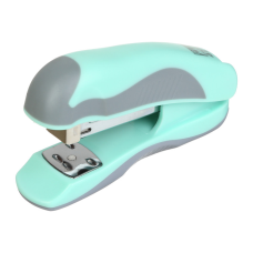 Степлер Buromax пластиковый PASTEL, 20 листов, (скобы №24, 26), 111 х 62 х 32 мм, мятный (BM.4215-38)