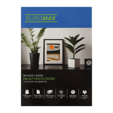 Фотопапір Buromax PRO 10х15 Glossy 180 г/м2, 20ст. (BM.2230-4020K)
