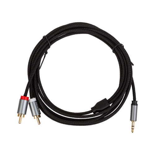 Кабель мультимедийный 3.5mm M to 2xRCA M 3.0m Cabletime (CA914067)