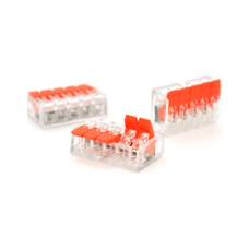 З'єднувач кабелю 5-pin аналог WAGO K221-415, 15штпак Voltronic (K221-415/15)