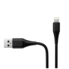 Зарядний пристрій ColorWay 1USB Quick Charge 3.0 (18W) black + cable Lightning (CW-CHS013QCL-BK)