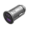 Зарядний пристрій Vention 2USB-A 30W QC3.0 Gray Mini Style Aluminium Alloy Type (FFEH0)